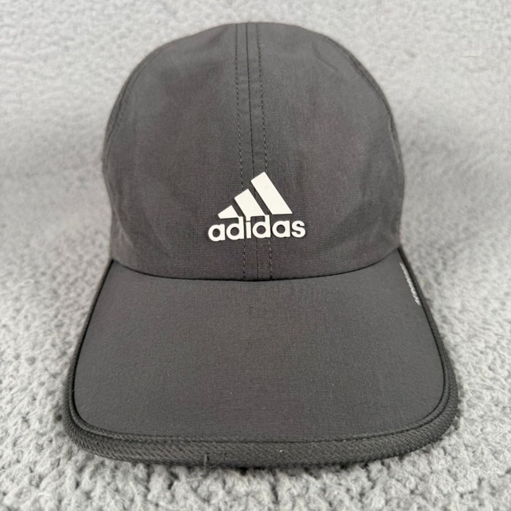 Adidas Aeroready Cap Unisex One Size Gray Lightweight Running Outdoor Logo Hat